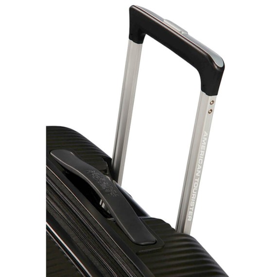American Tourister Mala de Viagem / Trolley Médio 67cm 4R EXP SOUNDBOX Preta | Ref. 9232G00209