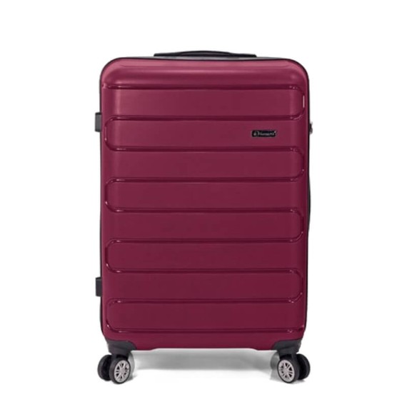 Benzi Mala de Viagem / Trolley Grande 76cm 4 Rodas Bordô | Ref. 288.BZ5673B-C