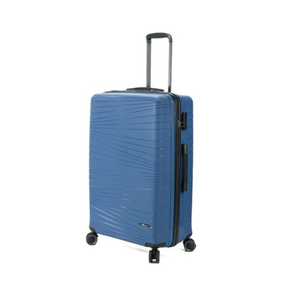 Benzi Mala de Viagem / Trolley Médio 66cm 4 Rodas Amarela | Ref. 288.BZ5700AM-B