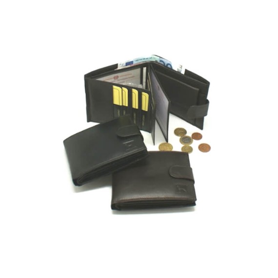 Doggy Carteira de Presilha com Porta-Moedas Castanha | Ref. 86.116C