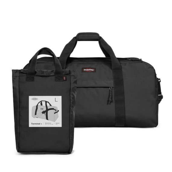 Saco de Viagem Dobrável 75cm Eastpak TERMINAL + Preto | Ref. 267.80D008