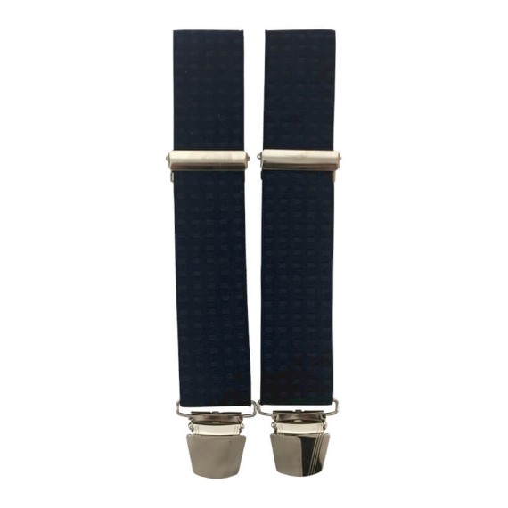 Suspensórios Adulto c/ Quadrados Joseph Louis Azul | Ref. 67.3410A