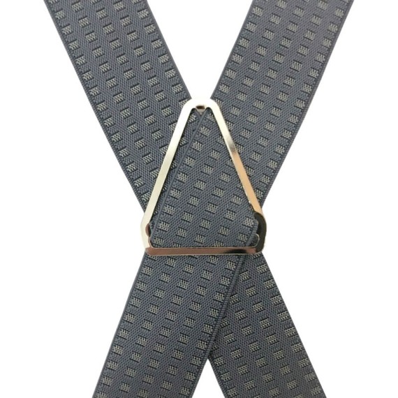 Suspensórios Adulto c/ Quadrados Joseph Louis Cinza | Ref. 67.3410CI