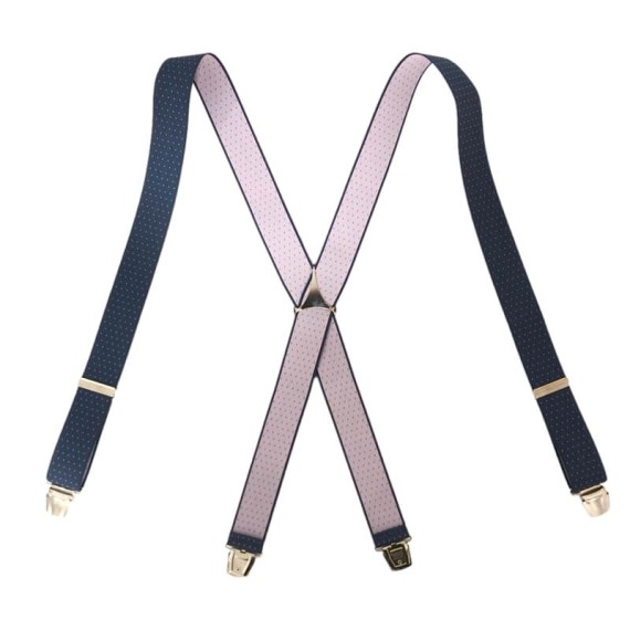 Suspensórios Adulto Joseph Louis c/ Pintas Azul Jeans | Ref. 67.3165AJ