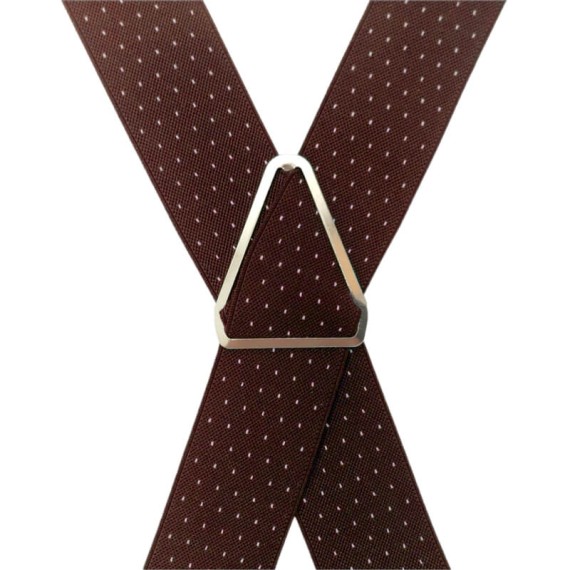 Suspensórios Adulto Joseph Louis c/ Pintas Bordô | Ref. 67.3165BO