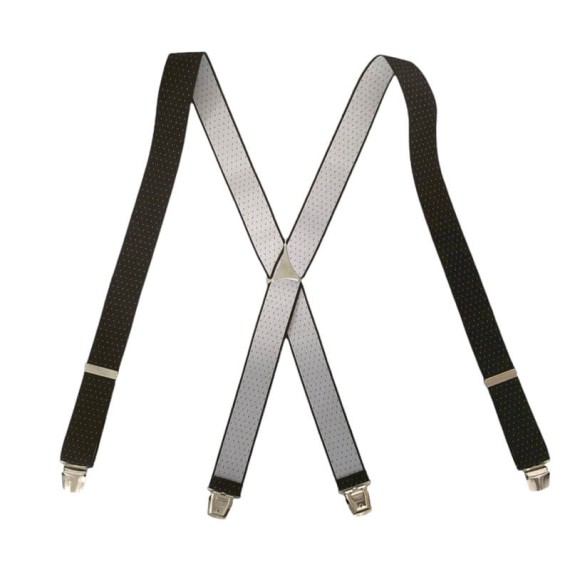 Suspensórios Adulto Joseph Louis c/ Pintas Castanho | Ref. 67.3165CT