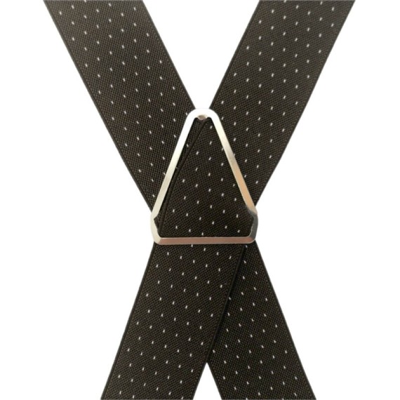 Suspensórios Adulto Joseph Louis c/ Pintas Castanho | Ref. 67.3165CT