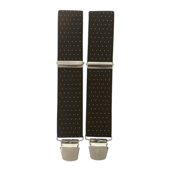 Suspensórios Adulto Joseph Louis c/ Pintas Castanho | Ref. 67.3165CT