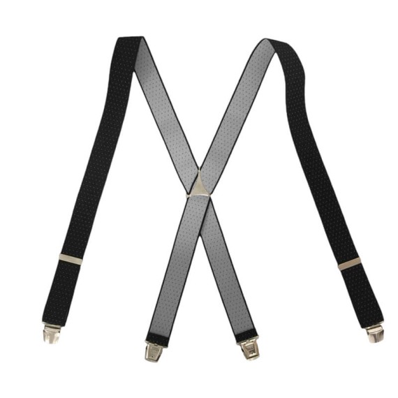 Suspensórios Adulto Joseph Louis c/ Pintas Preto | Ref. 67.3165P