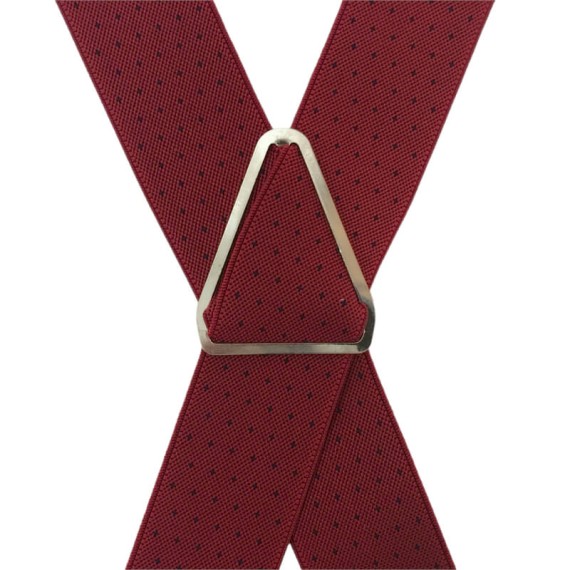 Suspensórios Adulto Joseph Louis c/ Pintas Vermelho | Ref. 67.3165VM Suspensórios Adulto Joseph Louis c/ Pintas Vermelho | Ref. 67.3165VM