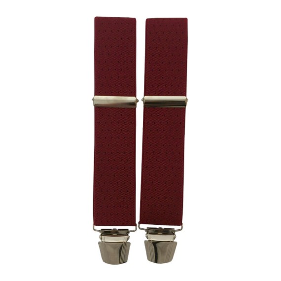 Suspensórios Adulto Joseph Louis c/ Pintas Vermelho | Ref. 67.3165VM Suspensórios Adulto Joseph Louis c/ Pintas Vermelho | Ref. 67.3165VM