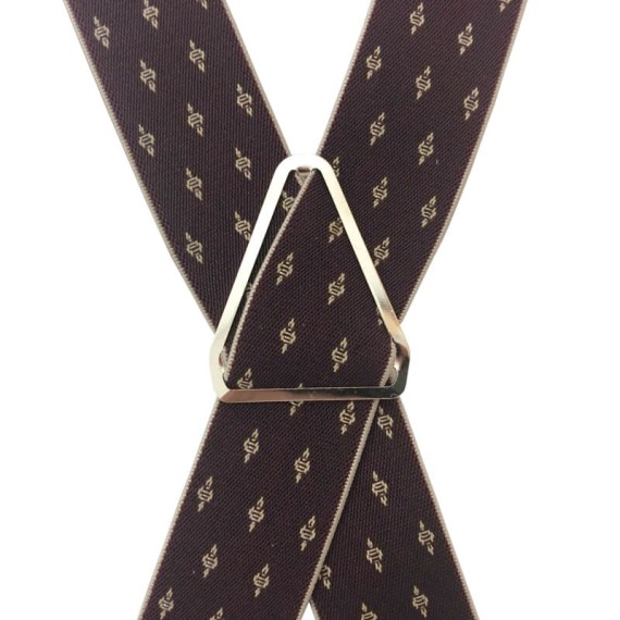 Suspensórios Adulto Joseph Louis Estrela Bordô | Ref. 67.3330BO