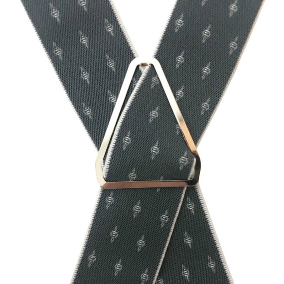 Suspensórios Adulto Joseph Louis Estrela Cinza | Ref. 67.3330CI