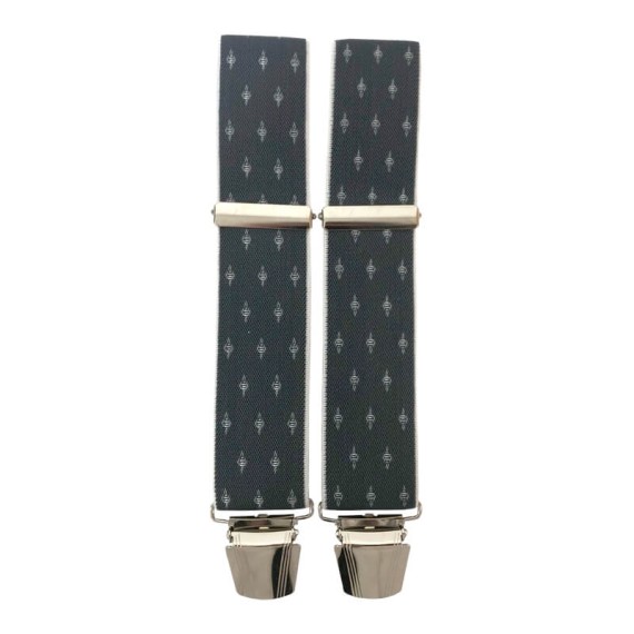 Suspensórios Adulto Joseph Louis Estrela Cinza | Ref. 67.3330CI