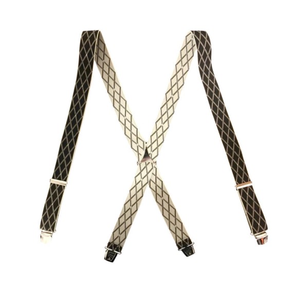 Suspensórios Adulto Joseph Louis Losangos Castanhos | Ref. 67.3460CT