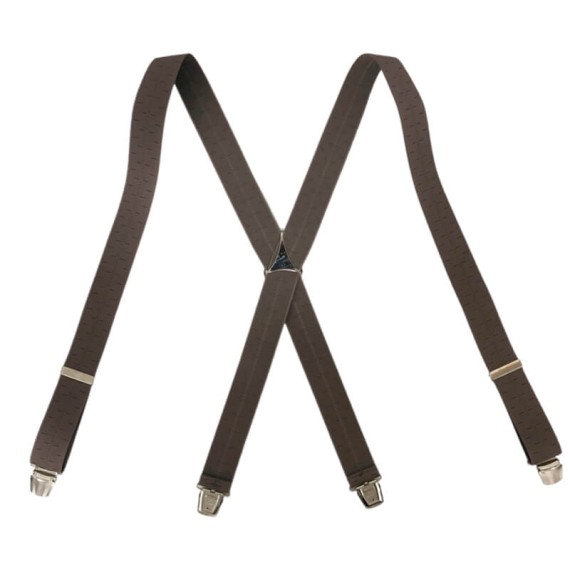 Suspensórios Adulto Joseph Louis Riscas Castanho | Ref. 67.3250CT