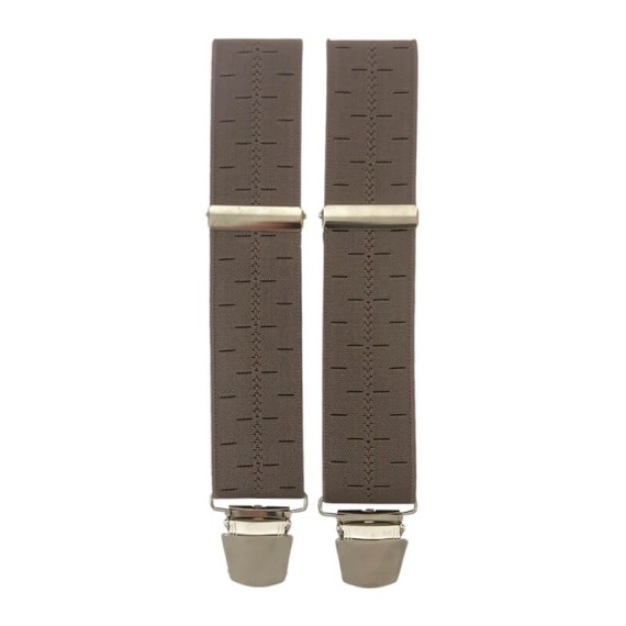 Suspensórios Adulto Joseph Louis Riscas Castanho | Ref. 67.3250CT