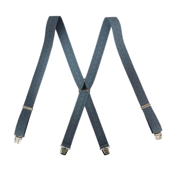Suspensórios Adulto Joseph Louis Riscas Cinza Claro | Ref. 67.3250CC Suspensórios Adulto Joseph Louis Riscas Cinza Claro | Ref. 67.3250CC