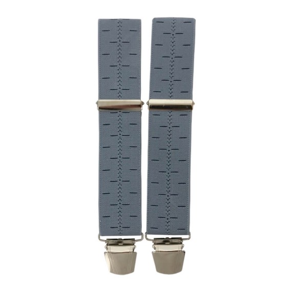 Suspensórios Adulto Joseph Louis Riscas Cinza Claro | Ref. 67.3250CC Suspensórios Adulto Joseph Louis Riscas Cinza Claro | Ref. 67.3250CC