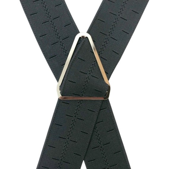 Suspensórios Adulto Joseph Louis Riscas Cinza Escuro | Ref. 67.3250CE