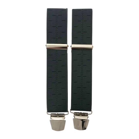 Suspensórios Adulto Joseph Louis Riscas Cinza Escuro | Ref. 67.3250CE