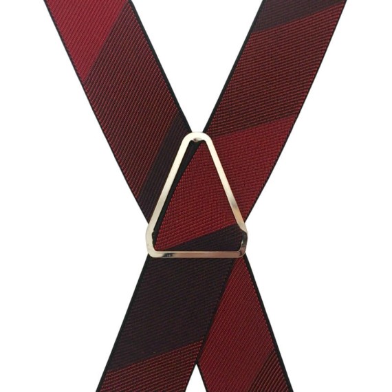 Suspensórios Adulto Joseph Louis Riscas Diagonais Bordô | Ref. 67.3420BO Suspensórios Adulto Joseph Louis Riscas Diagonais Bordô | Ref. 67.3420BO