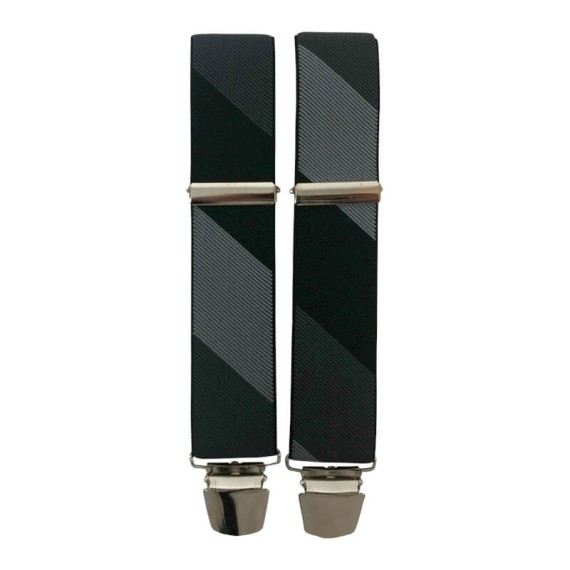 Suspensórios Adulto Joseph Louis Riscas Diagonais Preto | Ref. 67.3420P