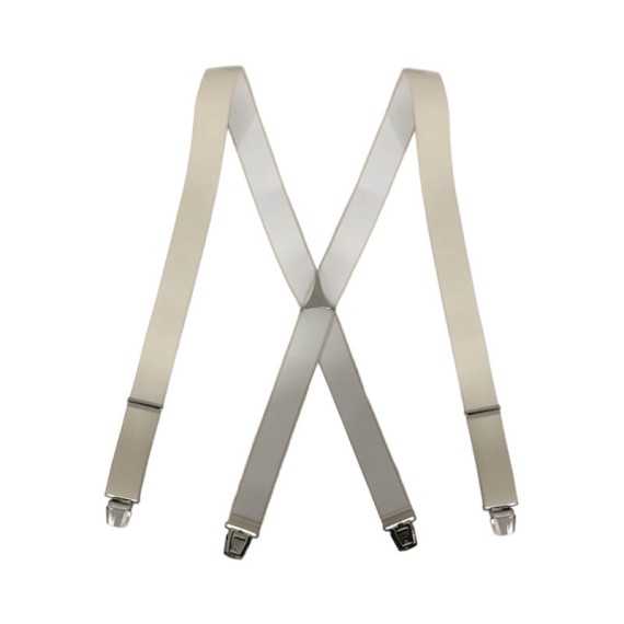 Suspensórios Adulto Lisos Joseph Louis Bege Claro | Ref. 67.3130BC