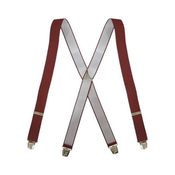 Suspensórios Adulto Lisos Joseph Louis Tijolo | Ref. 67.3130TJ