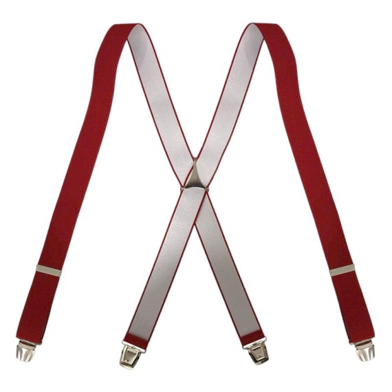 Suspensórios Adulto Lisos Joseph Louis Vermelho | Ref. 67.3130VM Suspensórios Adulto Lisos Joseph Louis Vermelho | Ref. 67.3130VM