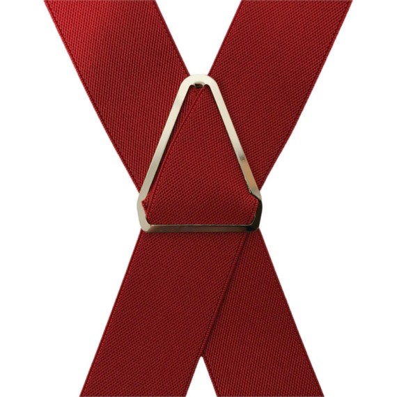Suspensórios Adulto Lisos Joseph Louis Vermelho | Ref. 67.3130VM Suspensórios Adulto Lisos Joseph Louis Vermelho | Ref. 67.3130VM