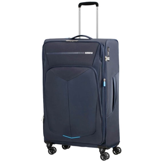 American Tourister Mala/Trolley Viagem Grande 79cm  4 Rodas Spinner Expansível SUMMERFUNK Azul Marinho | Ref. 9278G00541