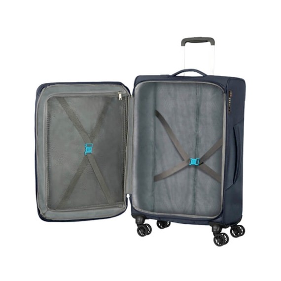 American Tourister Mala/Trolley Médio 67cm 4 Rodas Spinner Exp. SUMMERFUNK Azul Marinho | Ref. 9278G00441