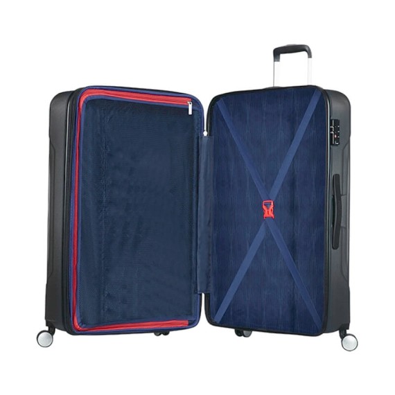 American Tourister Mala de Viagem / Trolley Grande 78cm 4R Exp TRACKLITE Dark Slate | Ref. 9234G00308