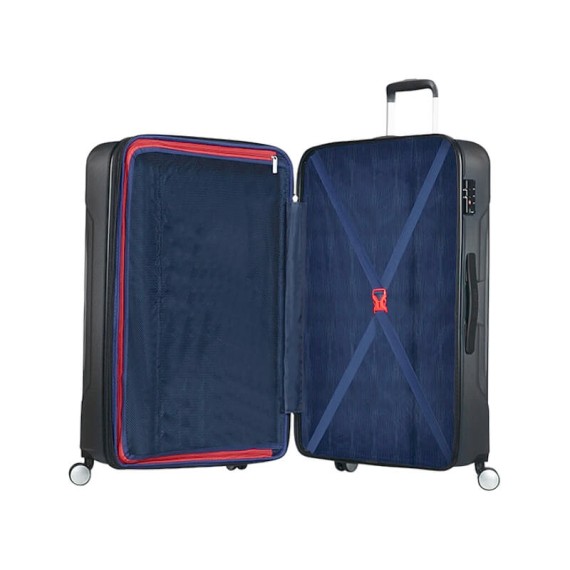 American Tourister Mala de Viagem / Trolley Médio 67cm 4R Exp TRACKLITE Dark Slate | Ref. 9234G00208