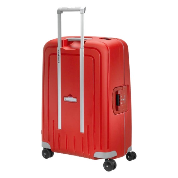 Samsonite Mala/Trolley de Viagem Grande 75cm 4 Rodas Spinnner S´CURE Crimson Red | Ref. 9210U00210