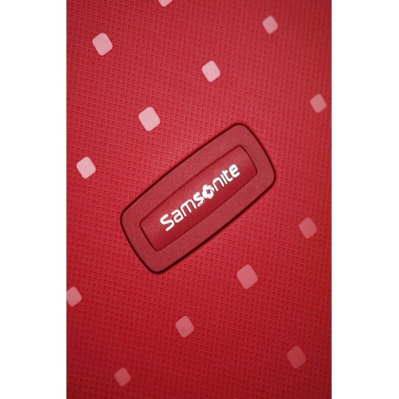 Samsonite Mala/Trolley de Viagem Médio 69cm 4 Rodas Spinner S´CURE Crimson Red | Ref. 9210U00110