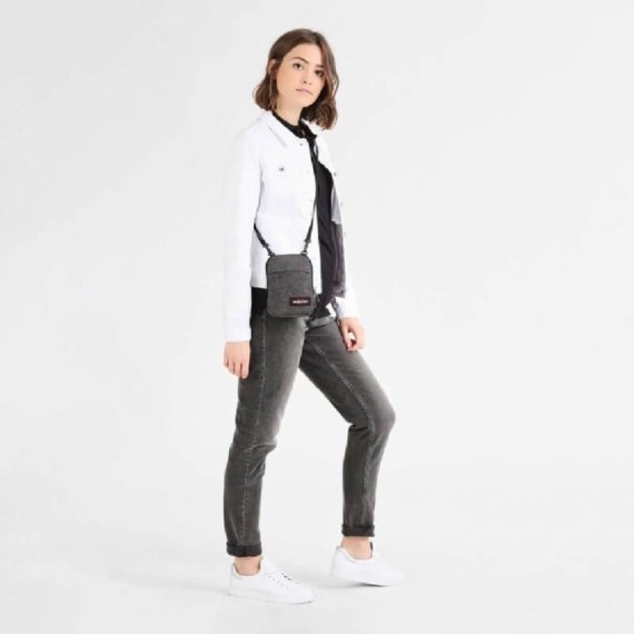 Bolsa Tiracolo Mini Eastpak BUDDY Black Denim | Ref. 267.72477H Bolsa Tiracolo Mini Eastpak BUDDY Black Denim | Ref. 267.72477H