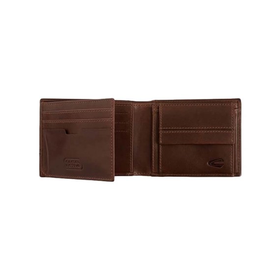 Camel Active Carteira Porta-Notas Média com Porta-Moedas TOKYO Castanha | Ref. 9127070329 Camel Active Carteira Porta-Notas Média com Porta-Moedas TOKYO Castanha | Ref. 9127070329