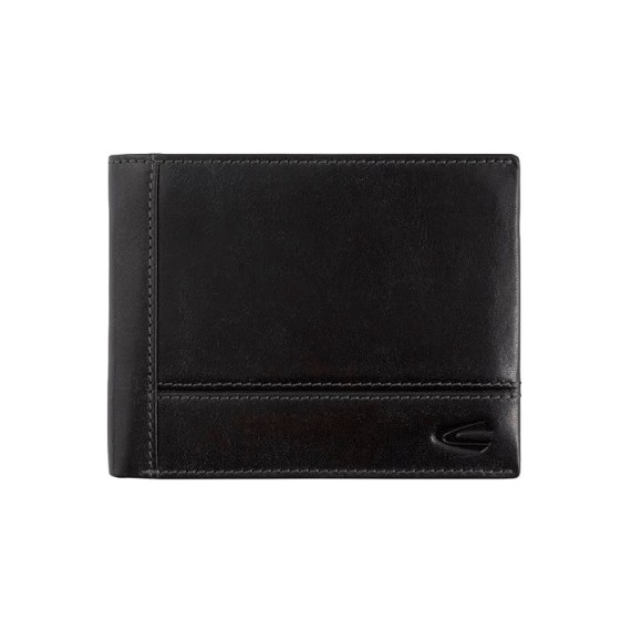Camel Active Carteira Tradicional c/ Porta-Moedas TOKYO Preta | Ref. 9127070460