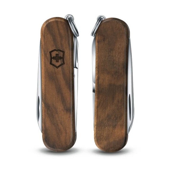 Canivete 58mm VICTORINOX Classic SD Wood Castanho | Ref. 320.06221.63 Canivete 58mm VICTORINOX Classic SD Wood Castanho | Ref. 320.06221.63