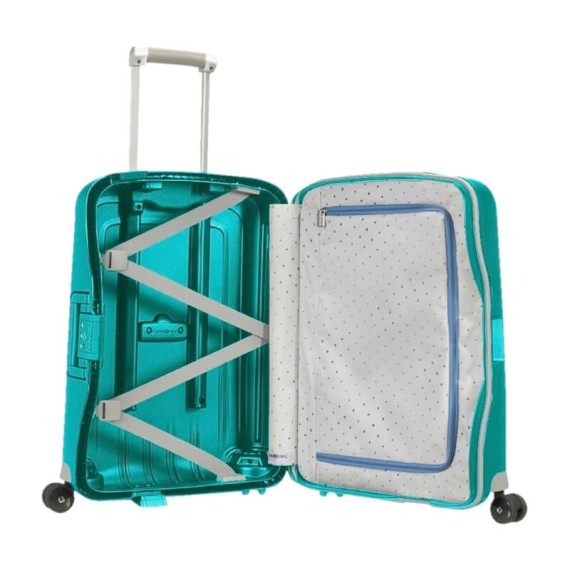 Samsonite Mala/Trolley de Cabine 55cm 4 Rodas Spinner S´CURE Aqua Blue | Ref. 9210U00311