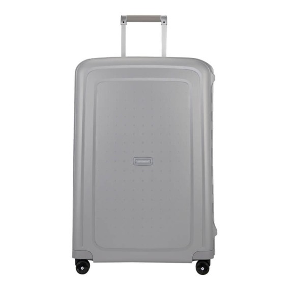 Samsonite Mala/Trolley de Viagem Grande 75cm 4 Rodas Spinner S´CURE Prata | Ref. 9210U00225
