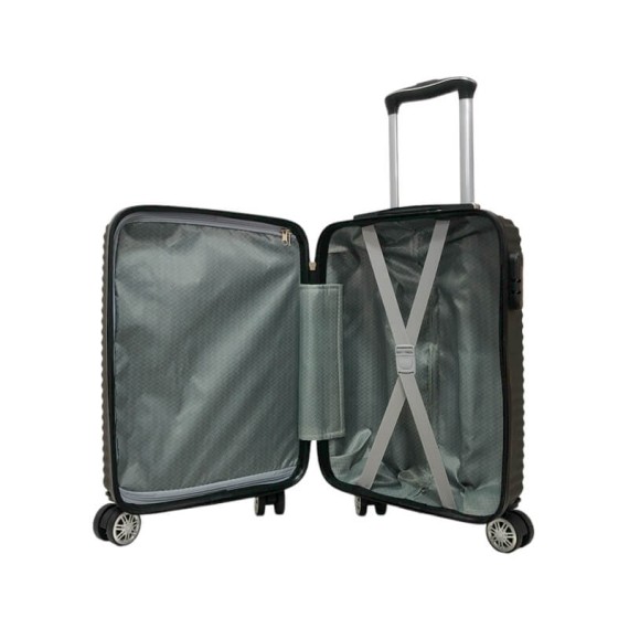 Mala de Cabine / Trolley 45cm 4R. Amovíveis Easyjet 16 Castanho | Ref. 337.16C
