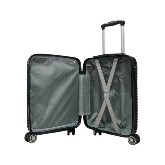 Mala de Cabine / Trolley 45cm 4R. Amovíveis Easyjet 16 Preto | Ref. 337.16P