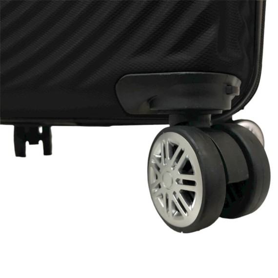 Mala de Cabine / Trolley 45cm 4R. Amovíveis Easyjet 16 Preto | Ref. 337.16P