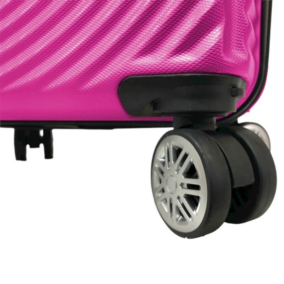 Mala de Cabine / Trolley 45cm 4R. Amovíveis Easyjet 16 Rosa | Ref. 337.16R