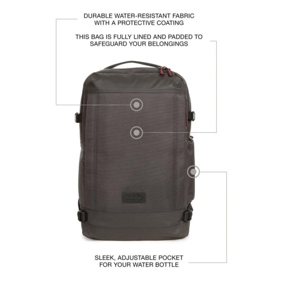 Mochila Eastpak para Portátil 15” TECUM M CNNCT AccentGrey | Ref. 267.91DI97