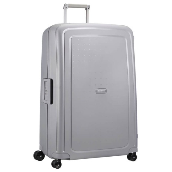 Samsonite Mala/Trolley de Viagem Gigante 81cm 4 Rodas Spinner S´CURE Prata | Ref. 9210U00425