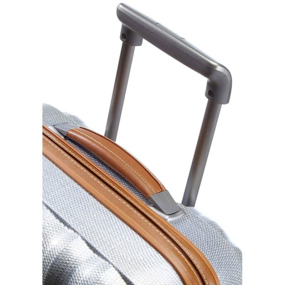 Samsonite Mala/Trolley de Viagem Médio 68cm 4 Rodas Spinner LITE-CUBE DLX Aluminium | Ref. 9282V00308